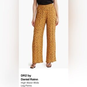 Daniel Rainn Mustard Wide Leg Pants